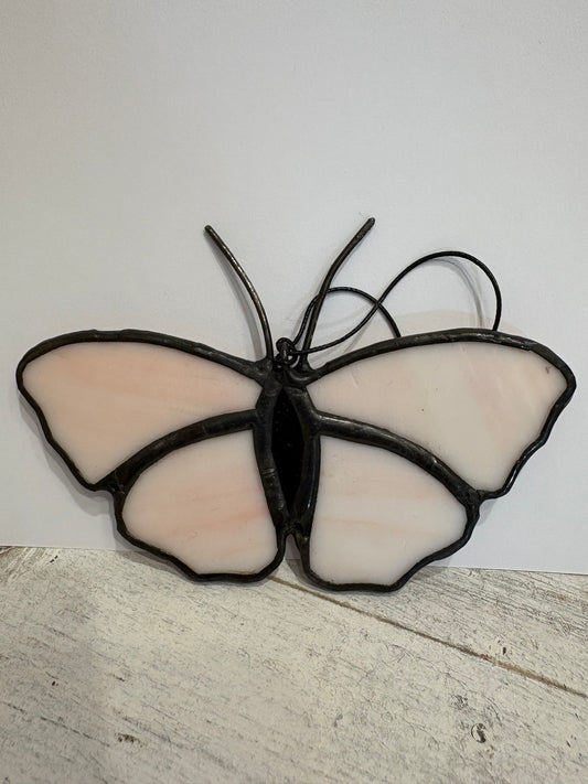 Martisor vitraliu fluture roz