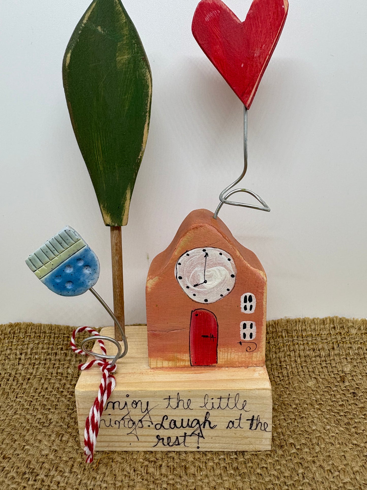 Căsuță decorativă din lemn handmade | Decorațiune lucrată manual