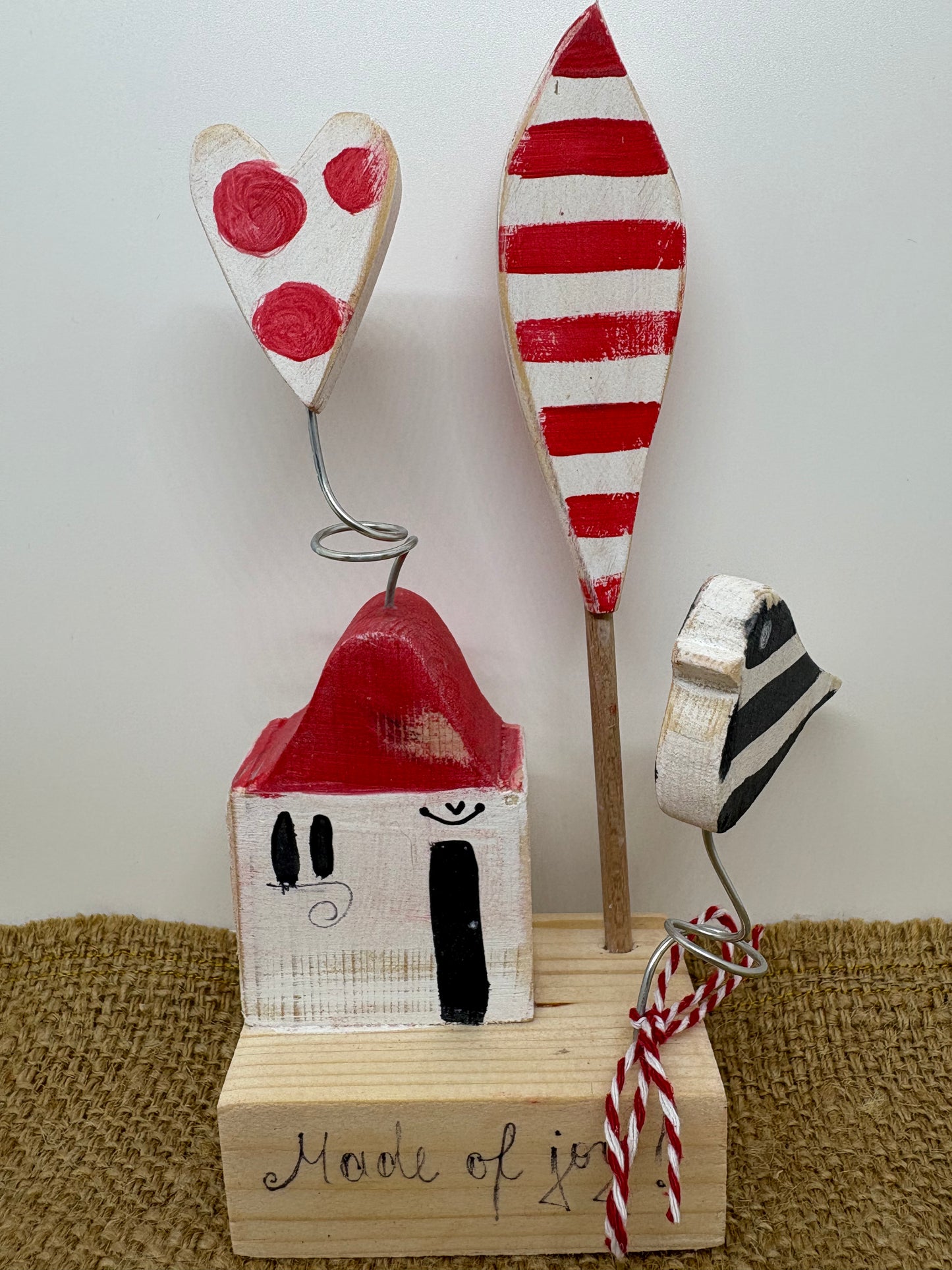 Căsuță decorativă din lemn handmade | Decorațiune lucrată manual