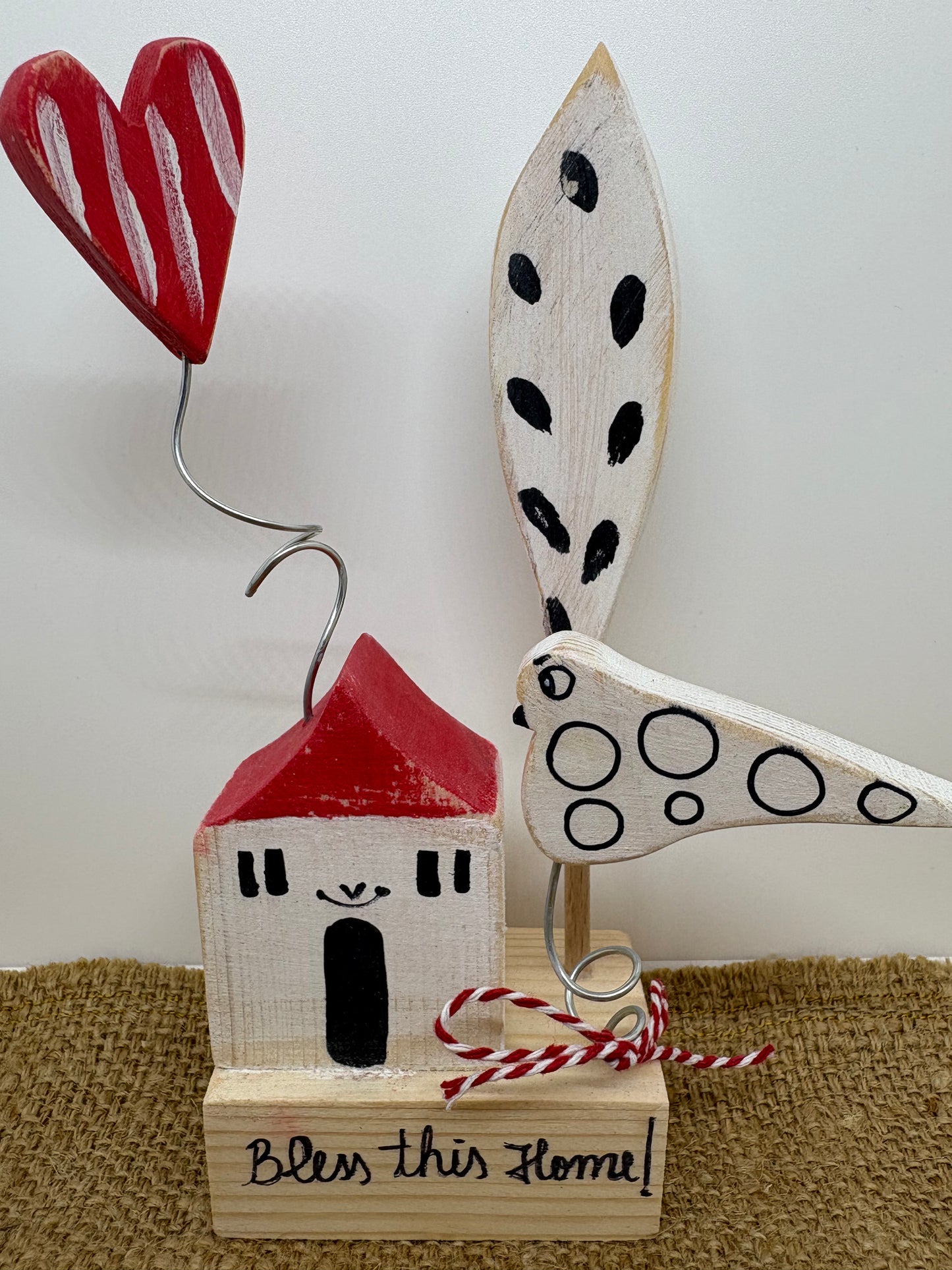 Căsuță decorativă din lemn handmade | Decorațiune lucrată manual