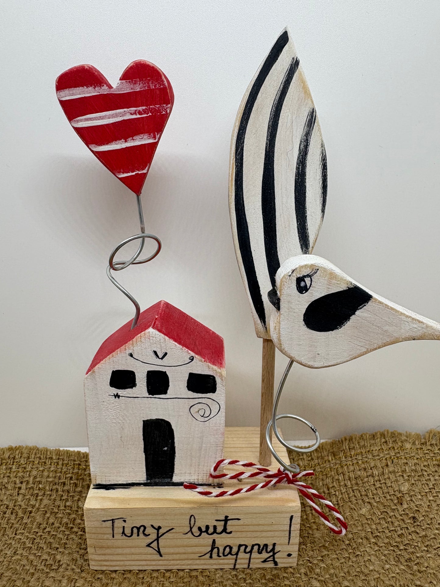 Căsuță decorativă din lemn handmade | Decorațiune lucrată manual