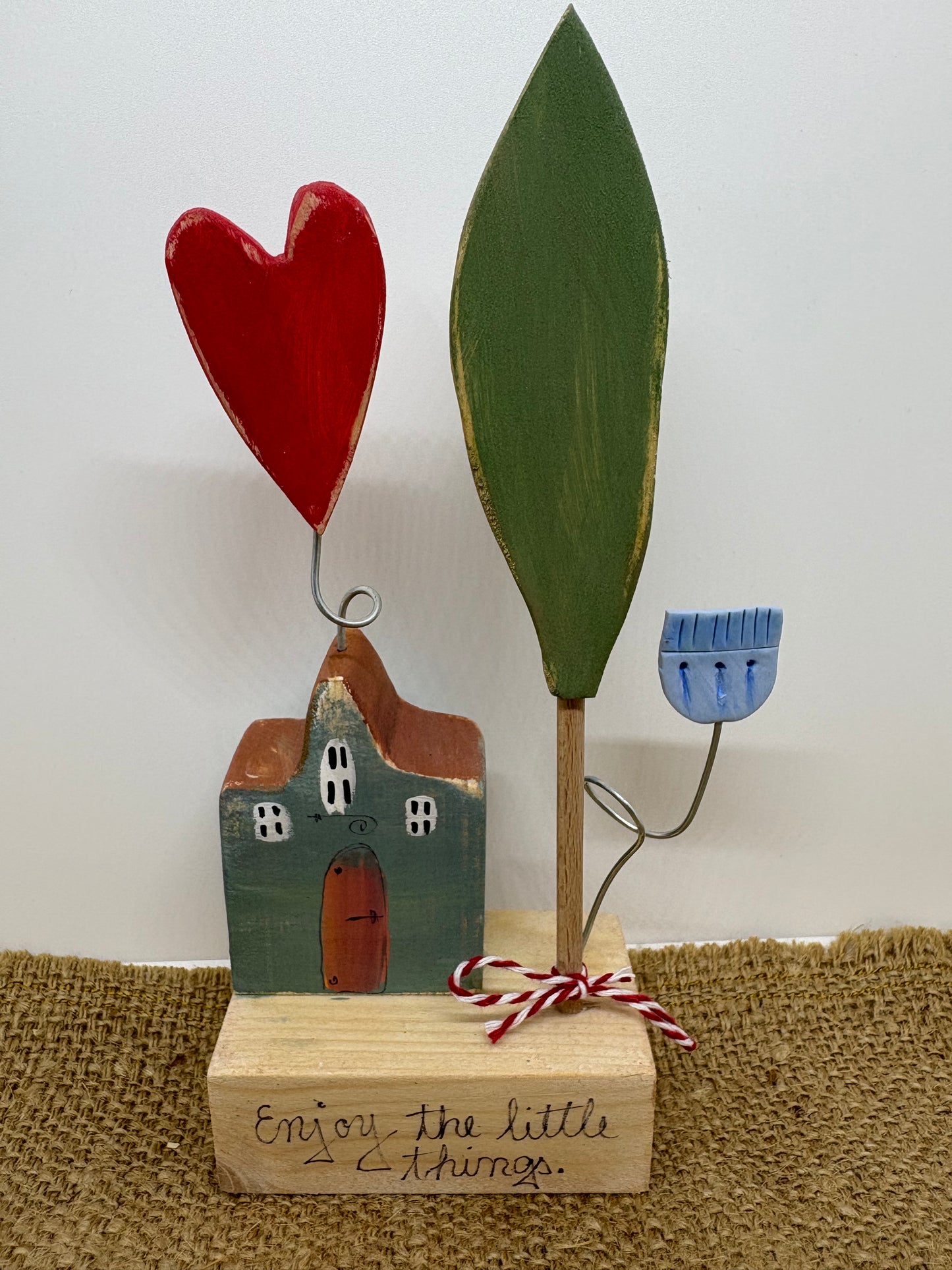 Căsuță decorativă din lemn handmade | Decorațiune lucrată manual
